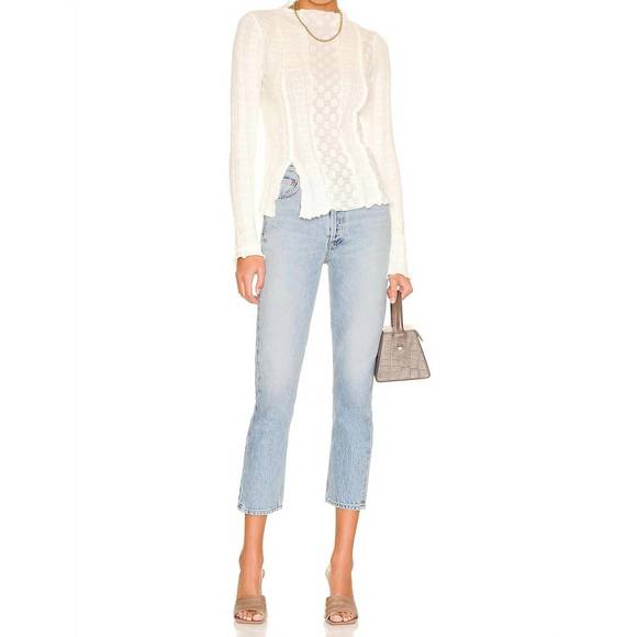 NEW FREE PEOPLE lula top in gardenia - Picture 4 of 4